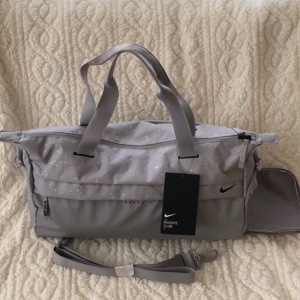 Nike Radiate Printed Training Club Duffel Bag.